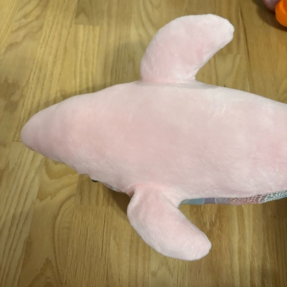 2014 Stuffed Plush 24" Long Winter Dolphin Tale Movie Pink Pastel Shimmer - Picture 4 of 7